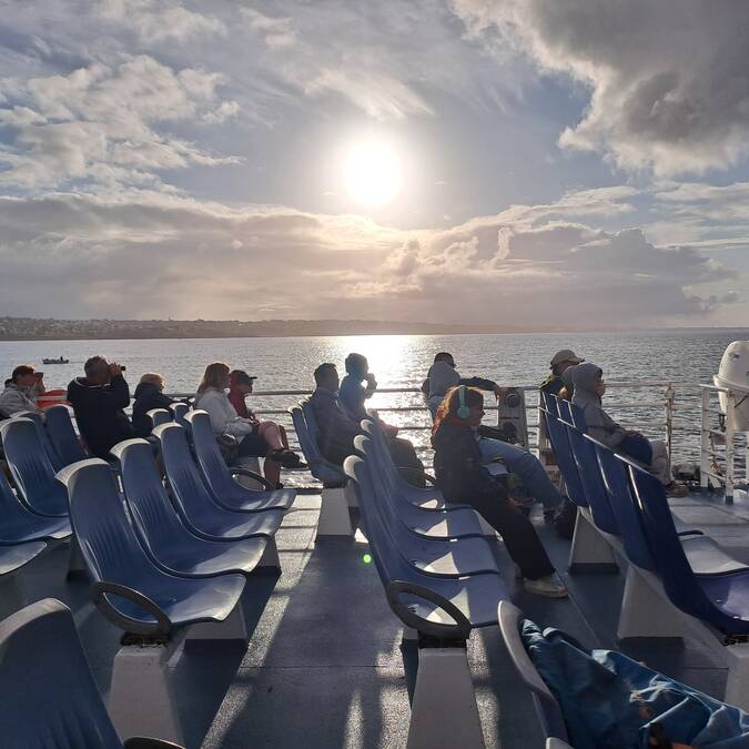 Traversée vers l'Île de Sein © Dimitri Poixe