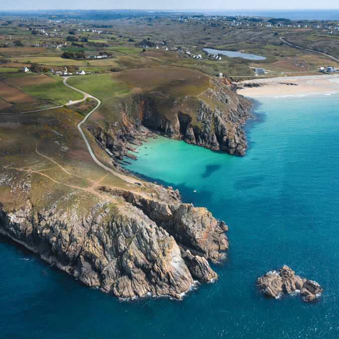 Baie des Trépassés depuis Cléden Cap-Sizun © Thibault Poriel