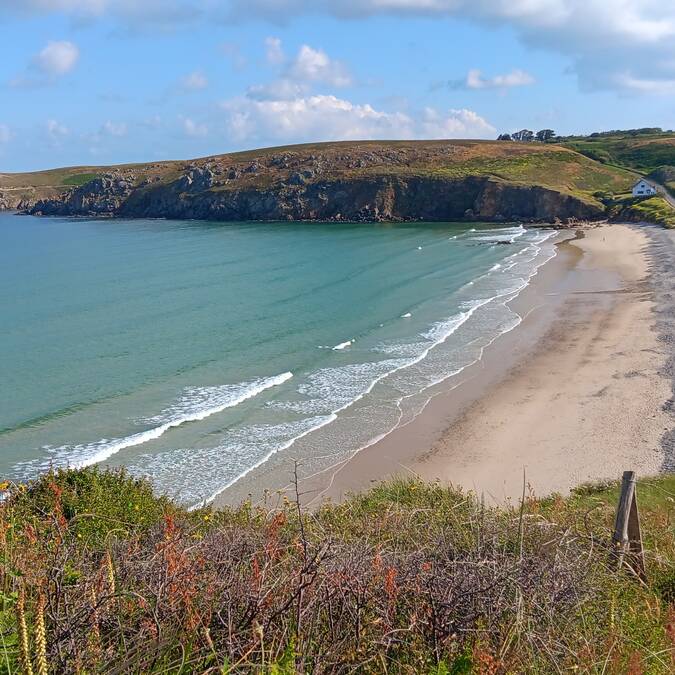 La Baie des Trépassés depuis le sentier côtier sud à Plogoff © Ludivine Arhan